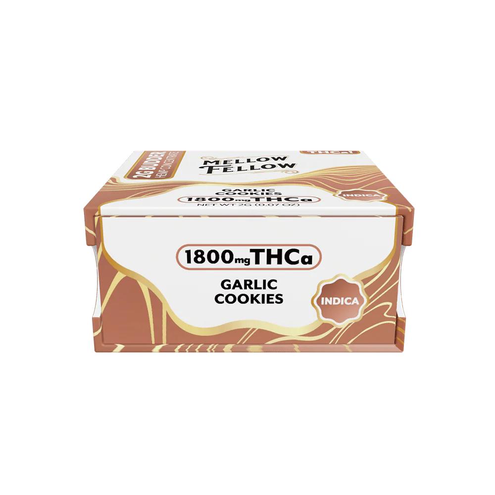 Mellow Fellow THCa Budder Garlic Cookies
